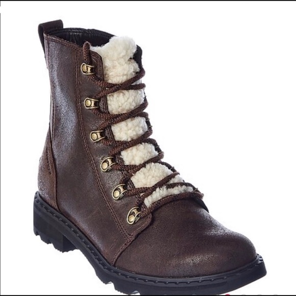 SOREL LENNOX LACE COZY BOOT Blackened Brown size: - Picture 2 of 10